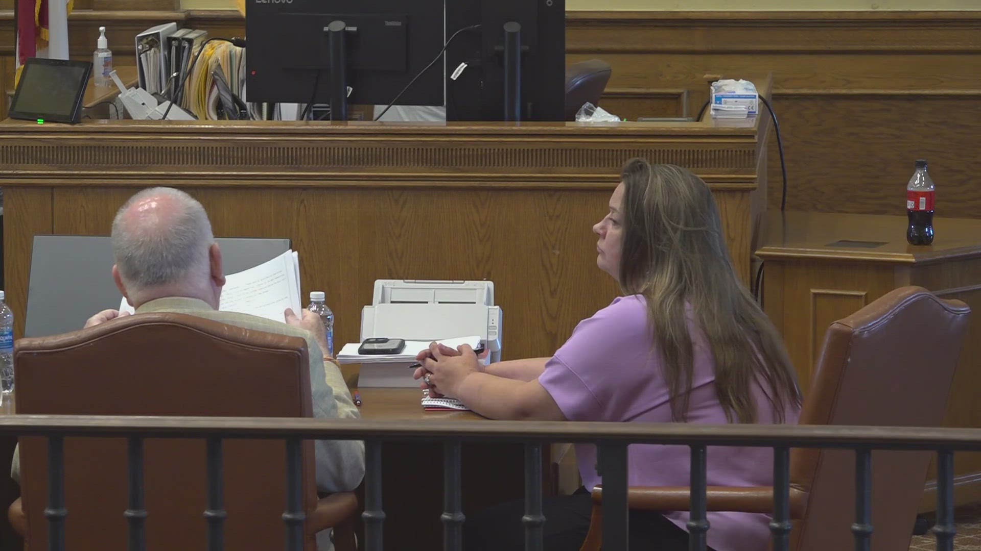 Emily Robinson was in court after she was charged with death by distribution.