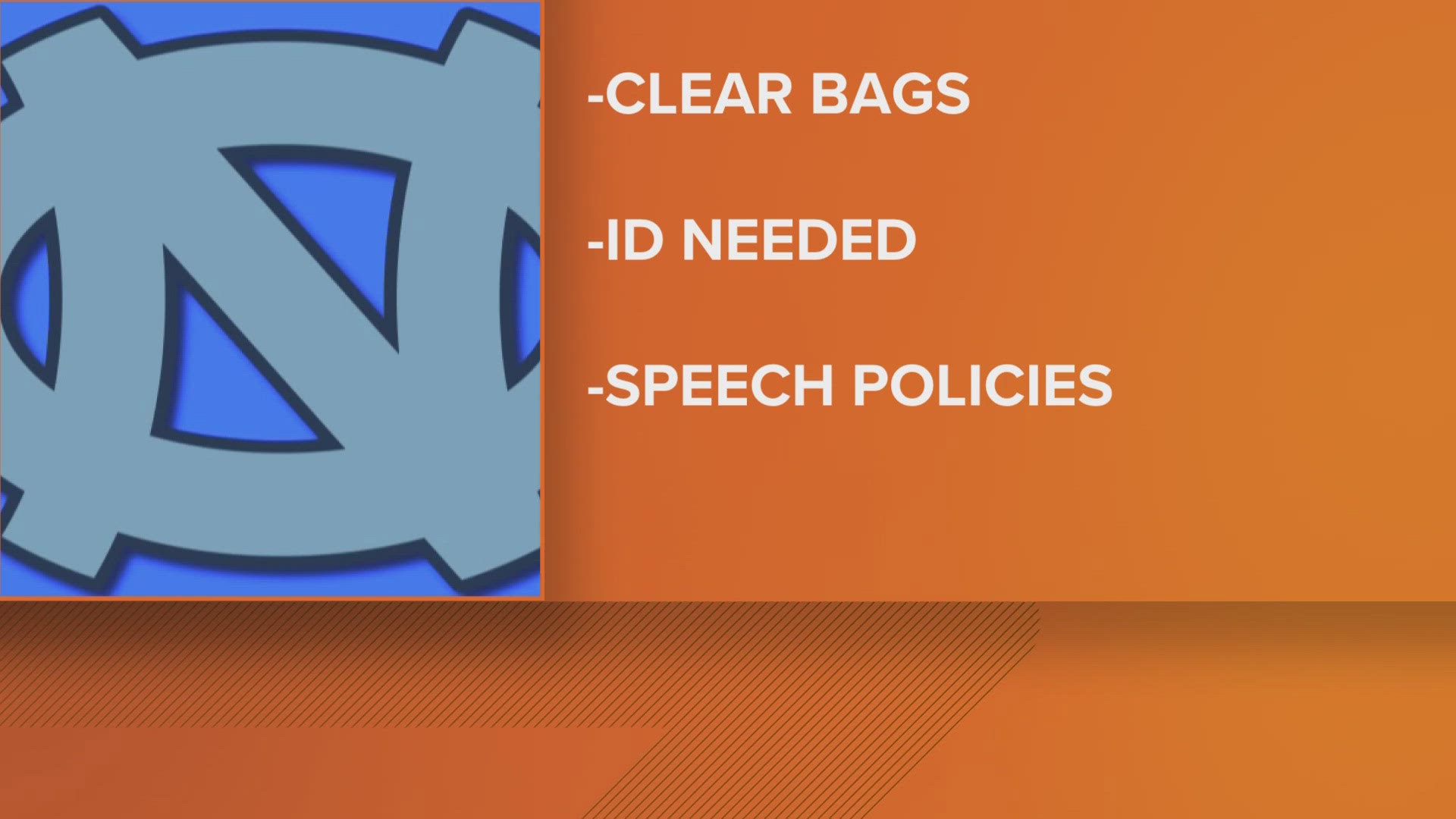 Clear bags and IDs are needed for this year's ceremonies due to protests on campus.