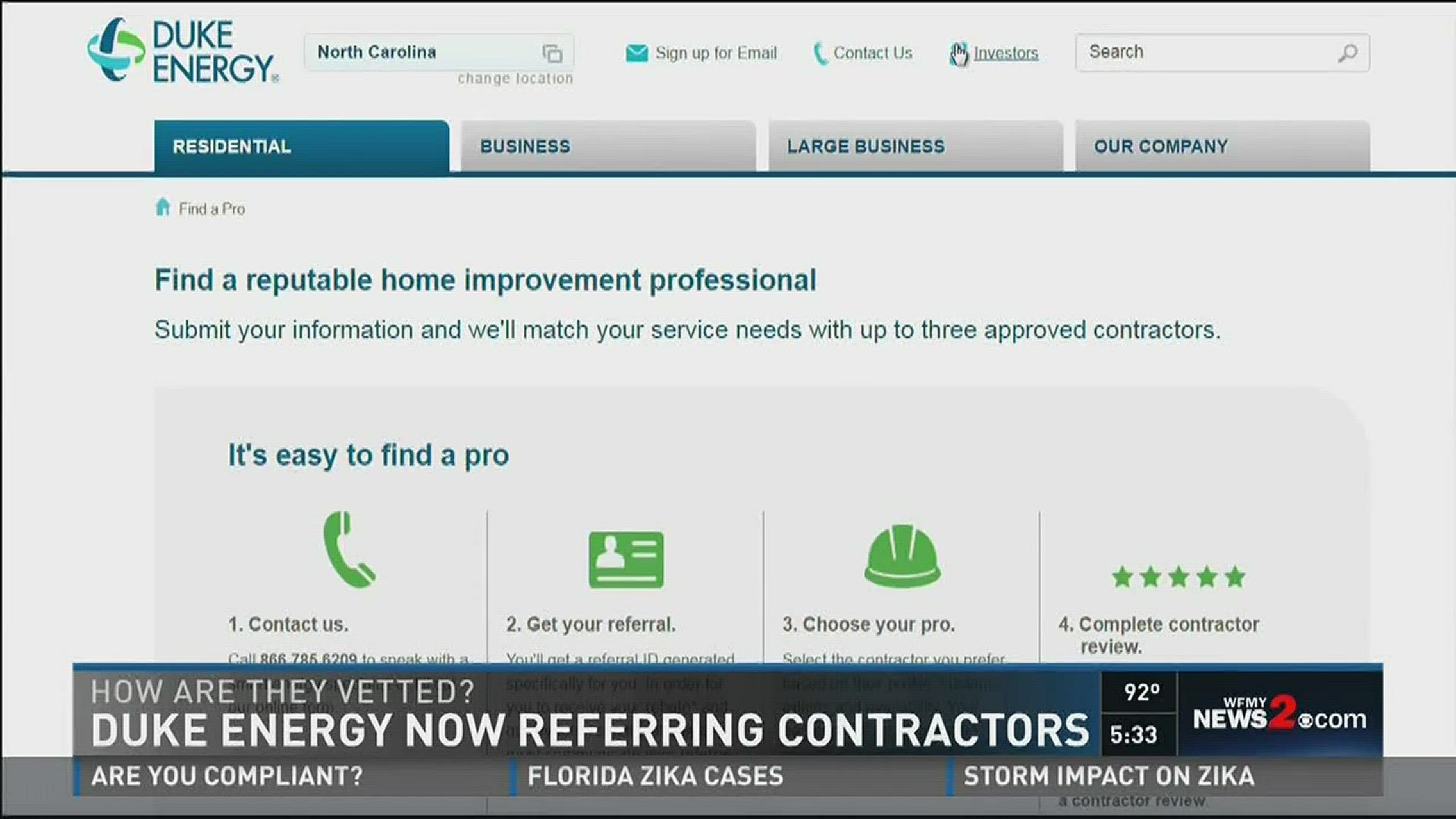 Duke Energy Now Referring Contractors