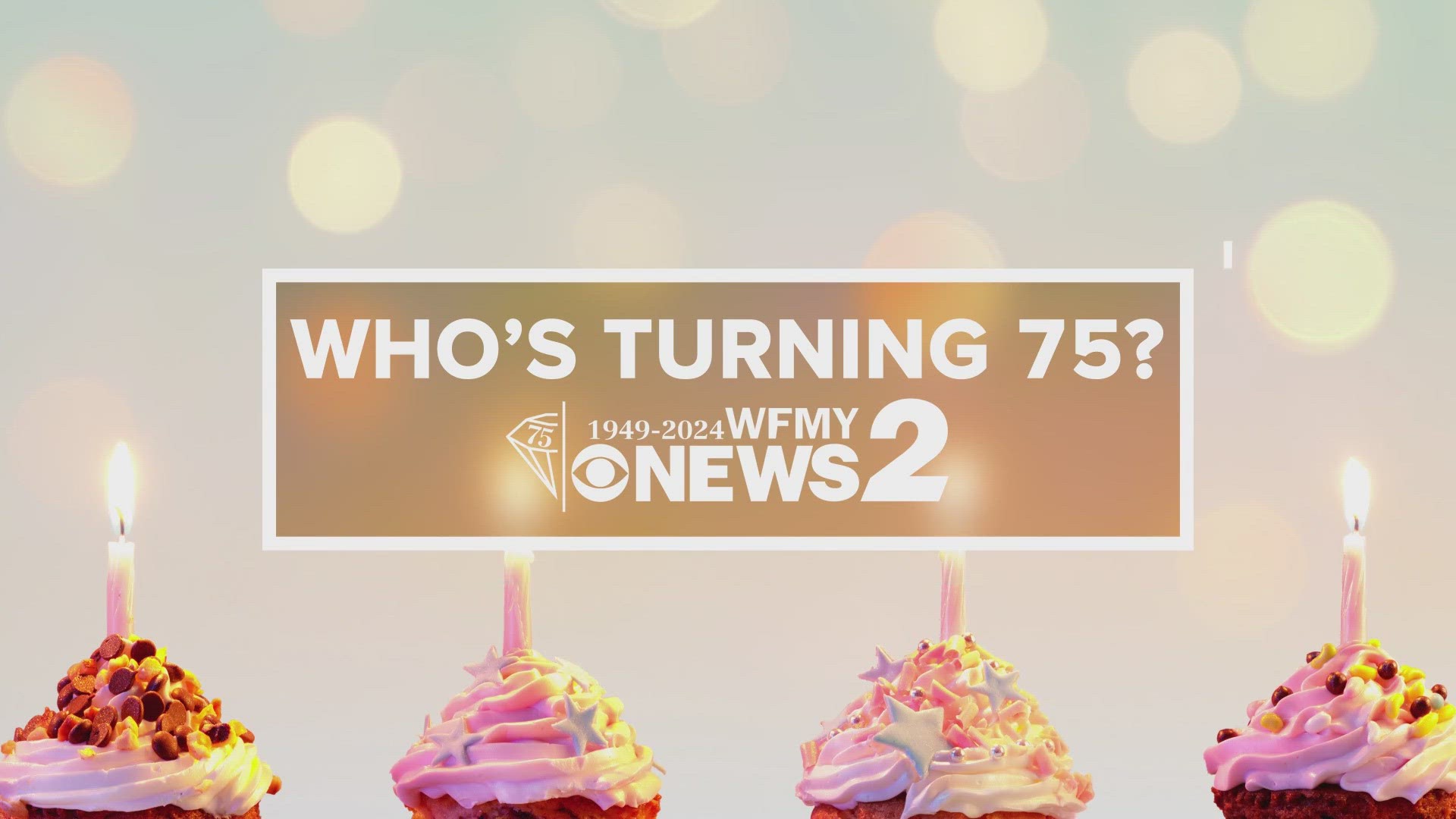 As WFMY News 2 celebrates its 75th birthday in 2024, we want to celebrate those in our community turning 75!