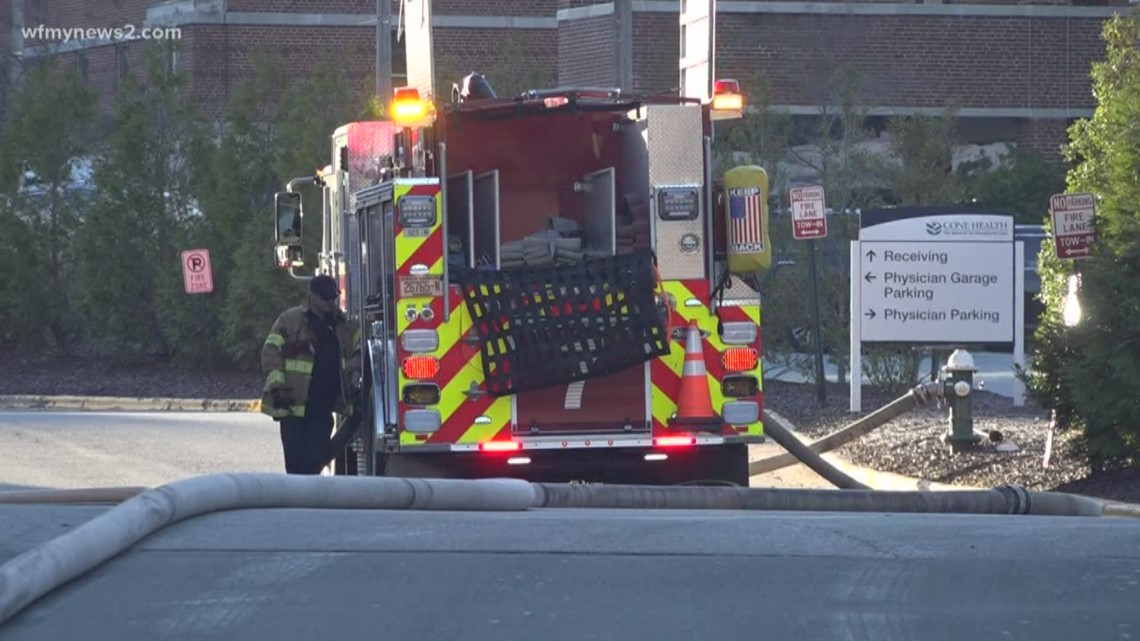 'It's gonna explode!' Moses Cone parking deck fire