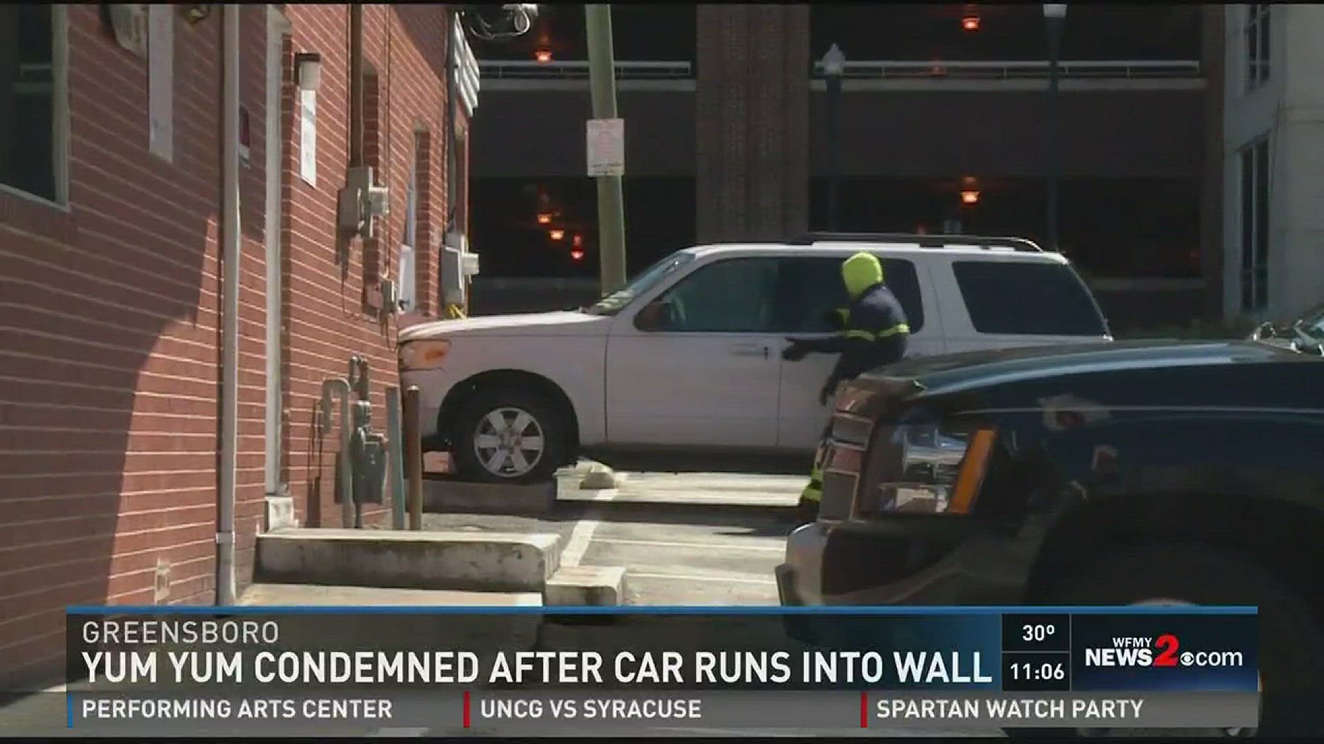 Yum Yum Condemned After SUV Crashes Into Its Building | wfmynews2.com
