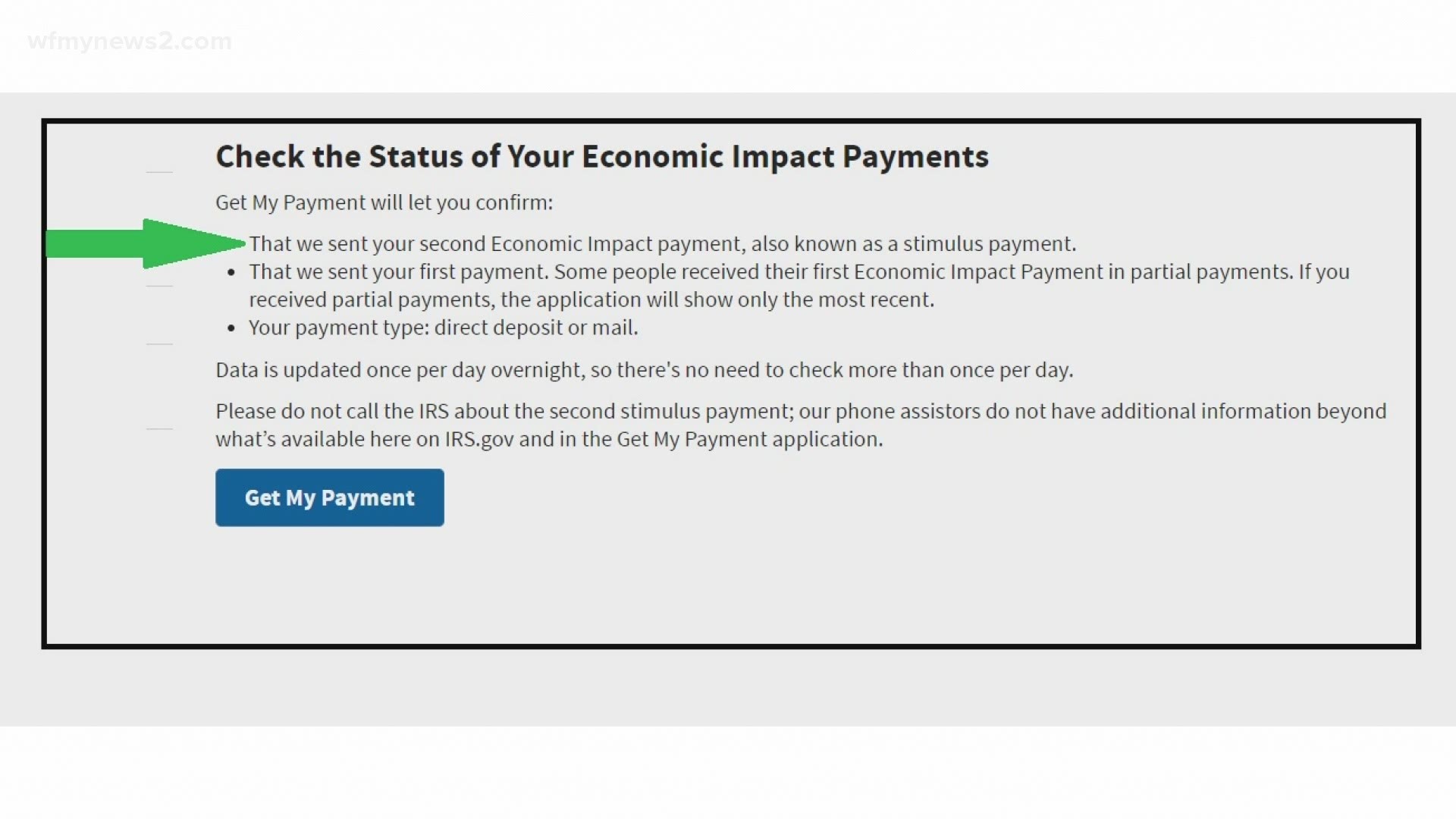 The “Get My Payment” tool is active again on the IRS website. Anyone still waiting on their payment can now track their stimulus check.