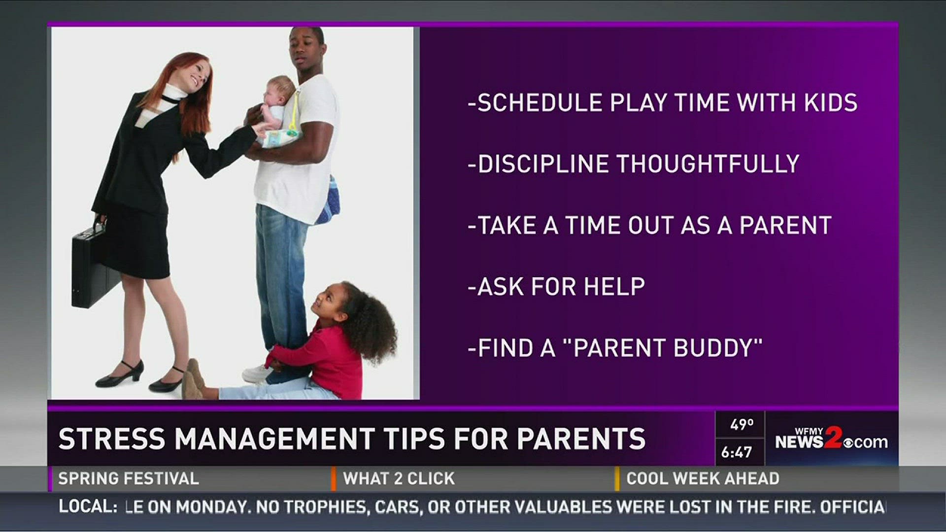 Stress Relief Tips for Working Parents