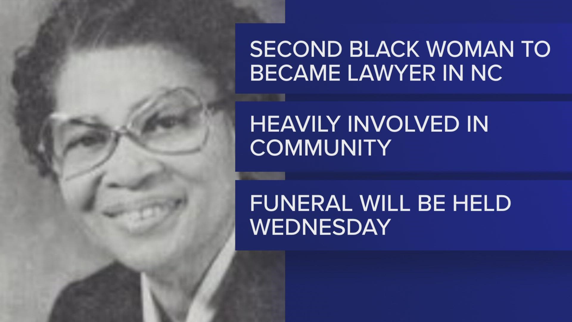 Annie Brown Kennedy died Jan. 17. She was the first Black woman to serve in the NC General Assembly.