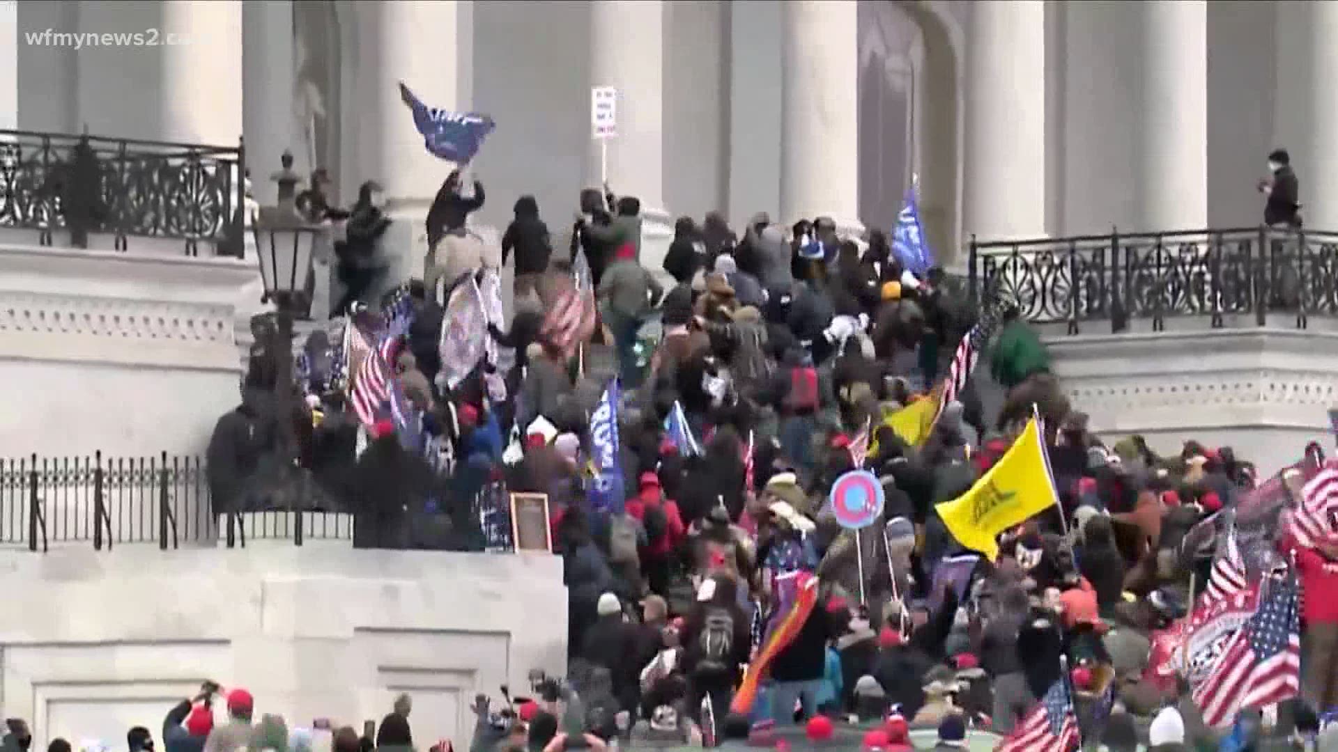 Lawmakers had to take cover in their chambers as people invaded the U.S. Capitol building.