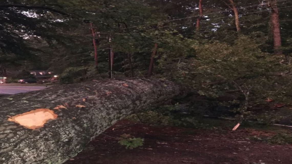 Strong Storms Hit The Triad Causing Downed Trees, Power Outages ...