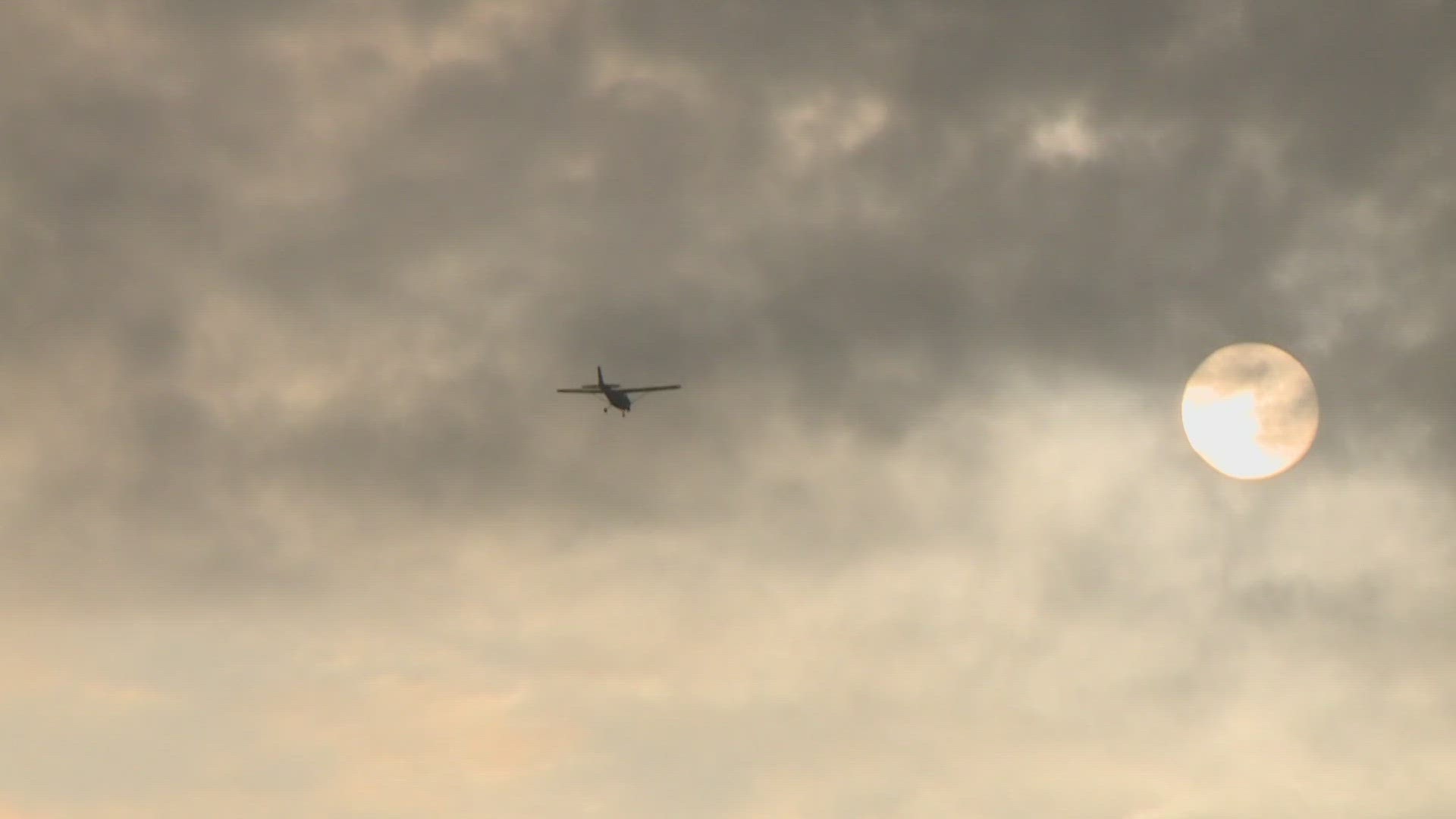 The principal teamed up with Triad Aviation Academy for a special flyover event.