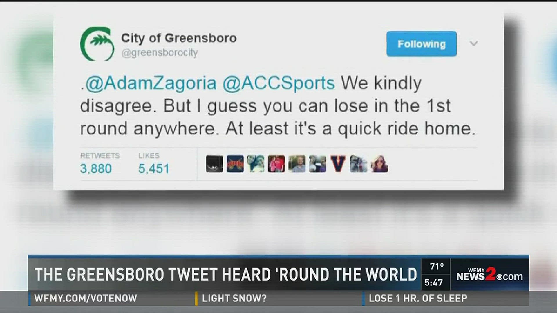 The Greensboro Tweet Heard Around The World