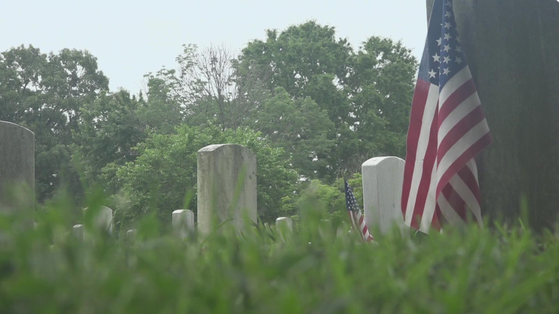 Maplewood Cemetery in Greensboro has 1,097 local veterans buried on its grounds. They are hosting a ceremony Monday.