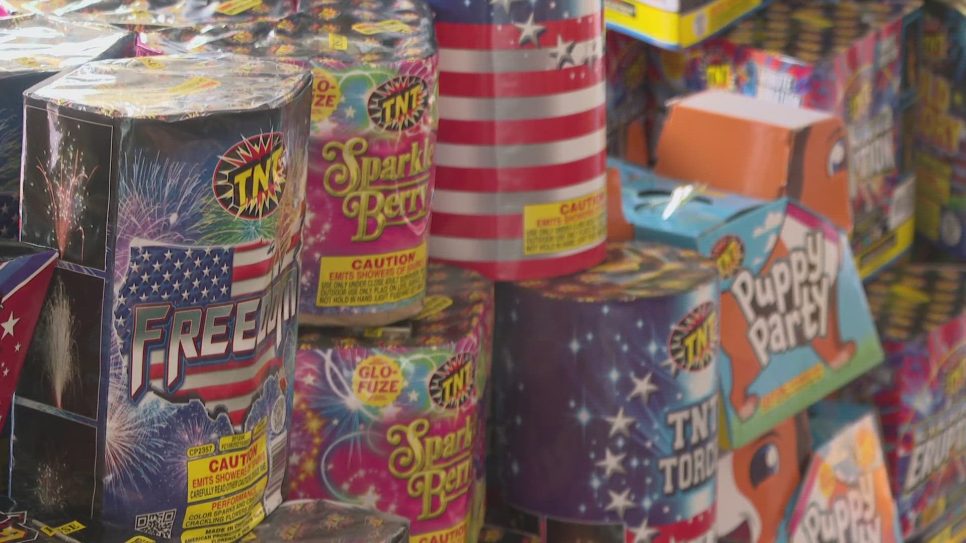 Drought conditions make fireworks shows at home more dangerous