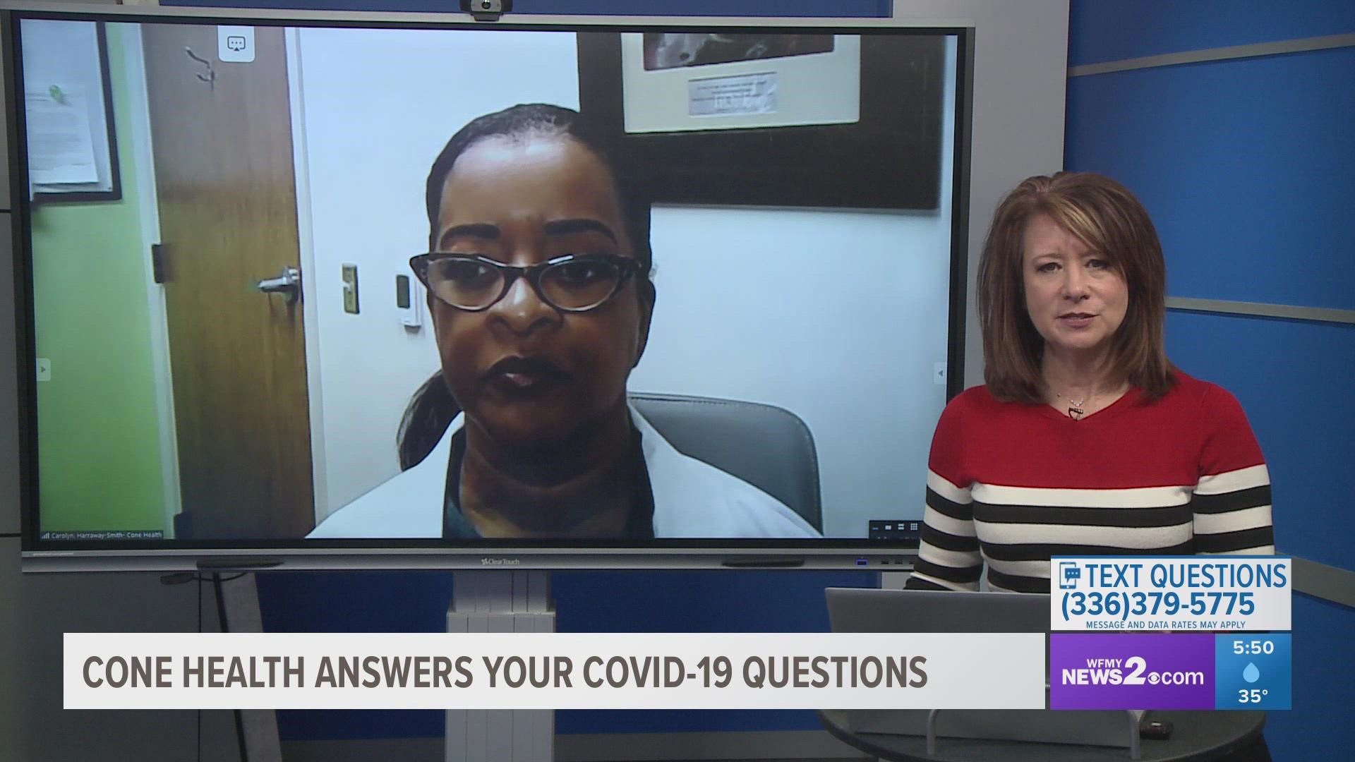 Cone Health’s Dr. Carolyn Harraway-Smith answers your questions about COVID-19.