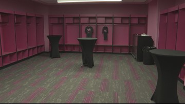 High Point Rockers Unveil Pink D Out Visitors Clubhouse