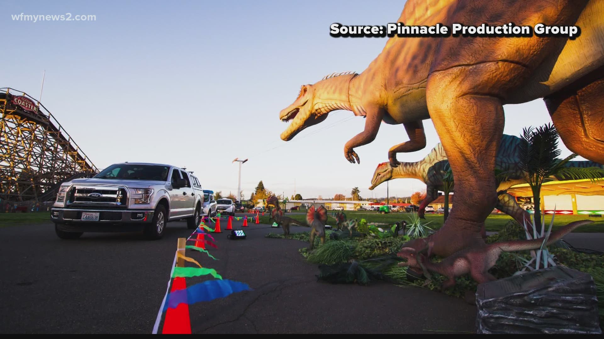 The dinosaur adventure arrives in the Triad at the Greensboro Coliseum and even features a 40-foot T-Rex.