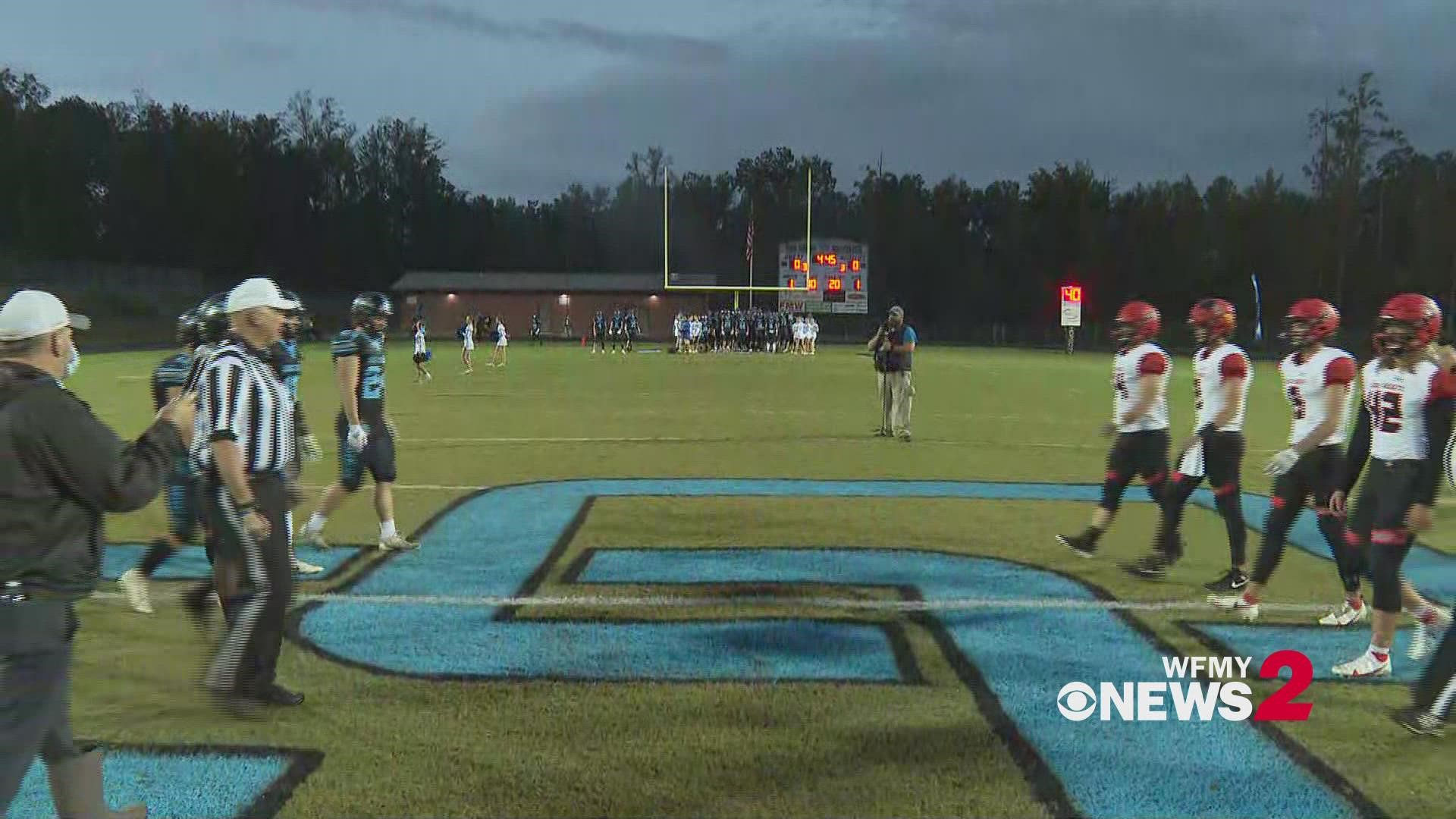 Tanner Jordan scores the game winning TD as North Davidson beats Oak Grove 27-24 in Double OT