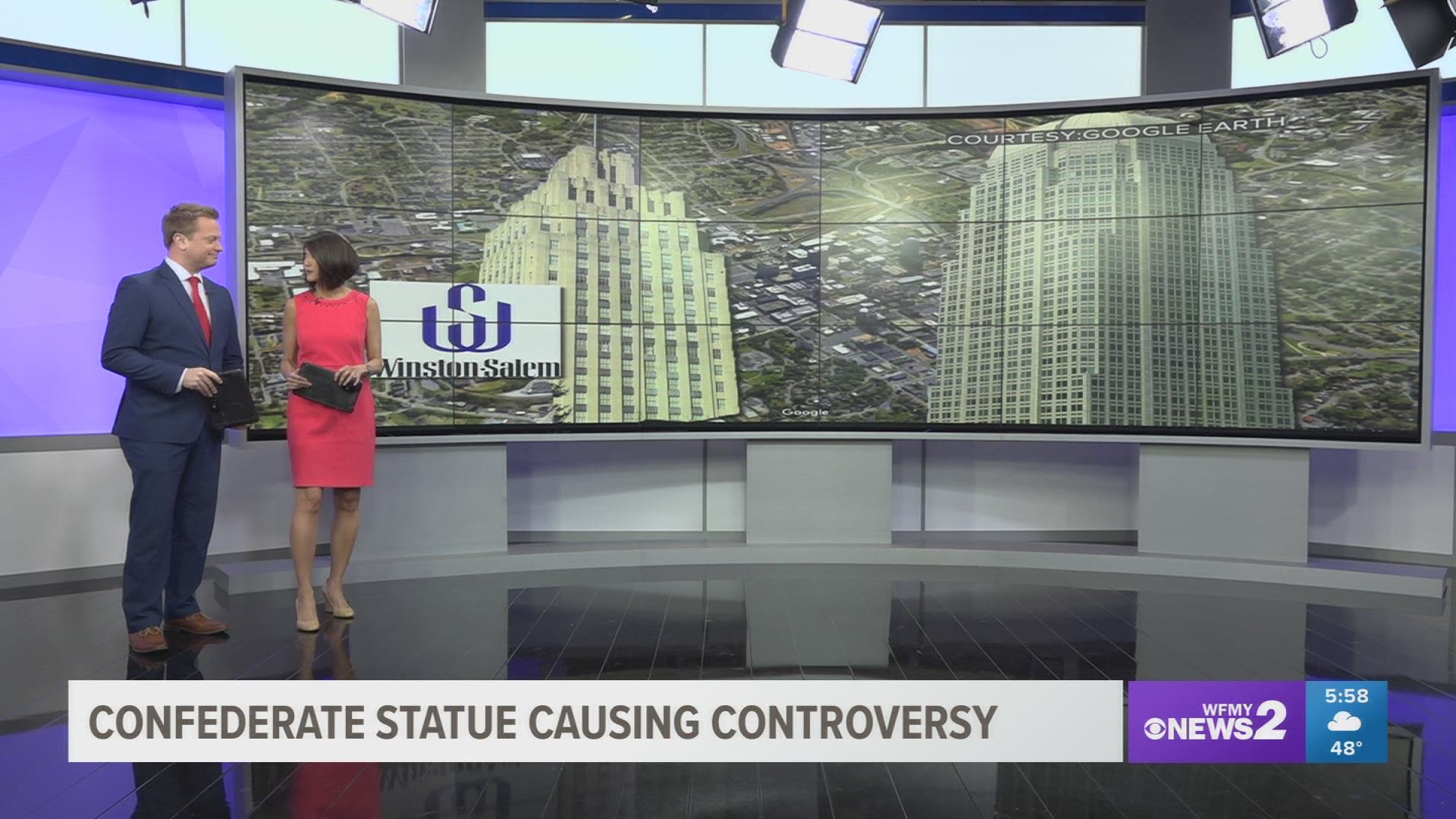 The city of Winston-Salem is demanding the statue be moved by the end of the month.
