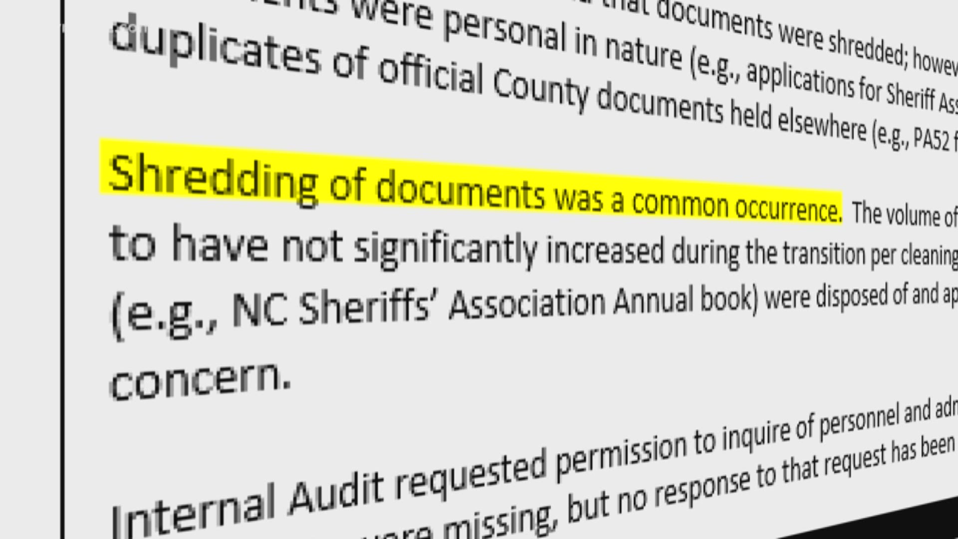 Sheriff Rogers claimed Barnes destroyed papers and took computers when he left office.