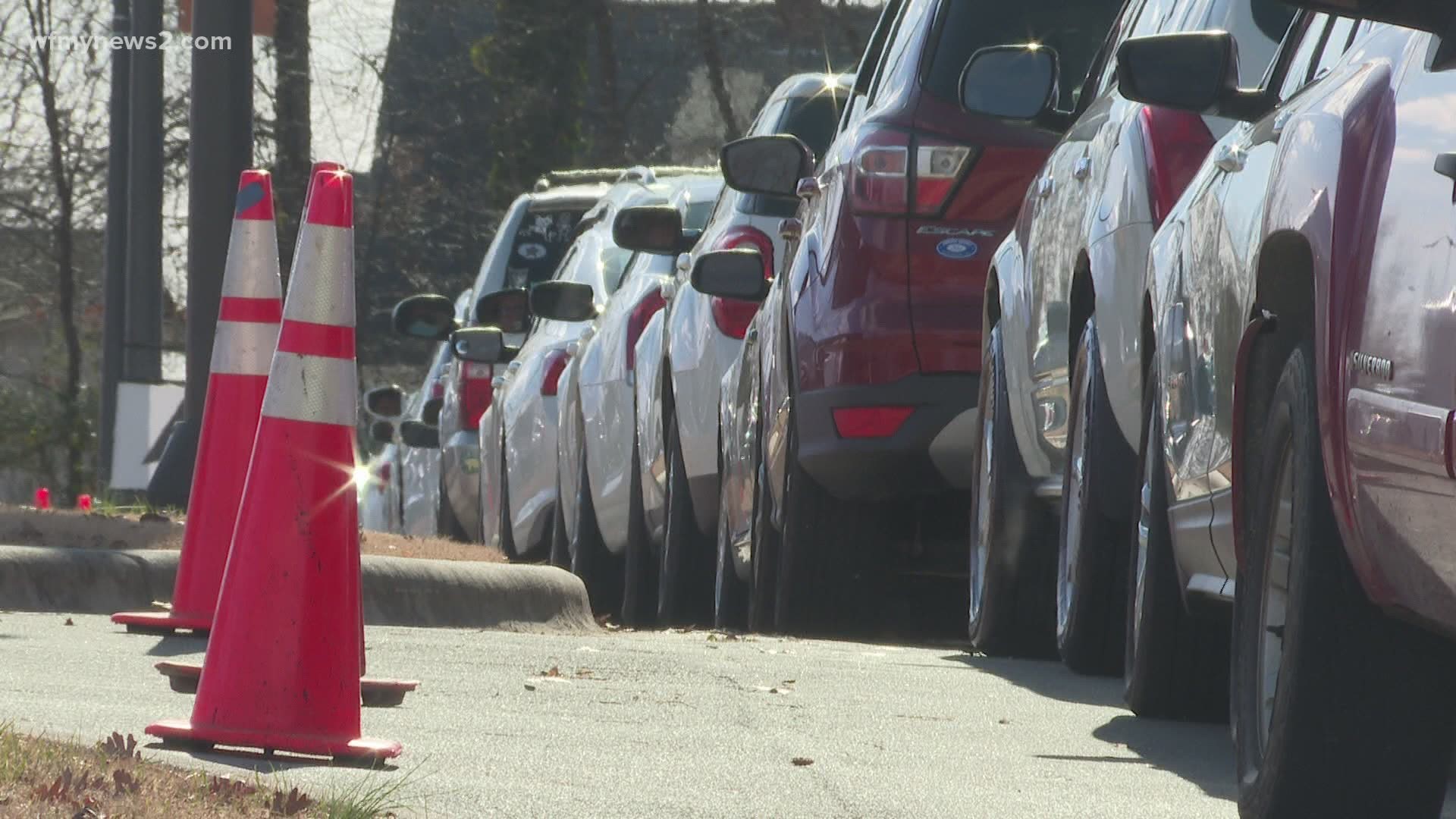 Alamance County went with a first-come, first-served approach. Demand for the vaccine was so high, they had to shut down the clinic for a few hours.