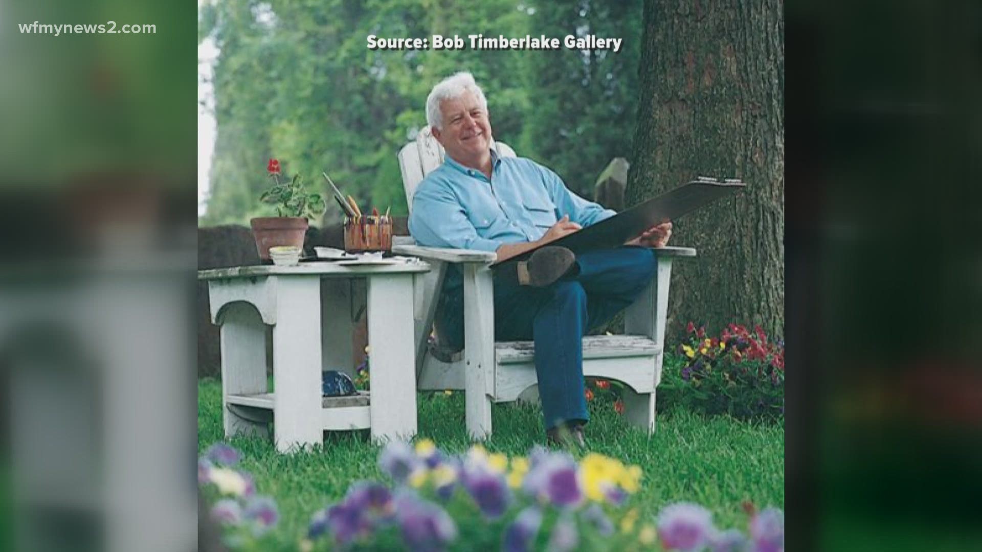 Artist Bob Timberlake is celebrating his 50th season in North Carolina with a special exhibit.