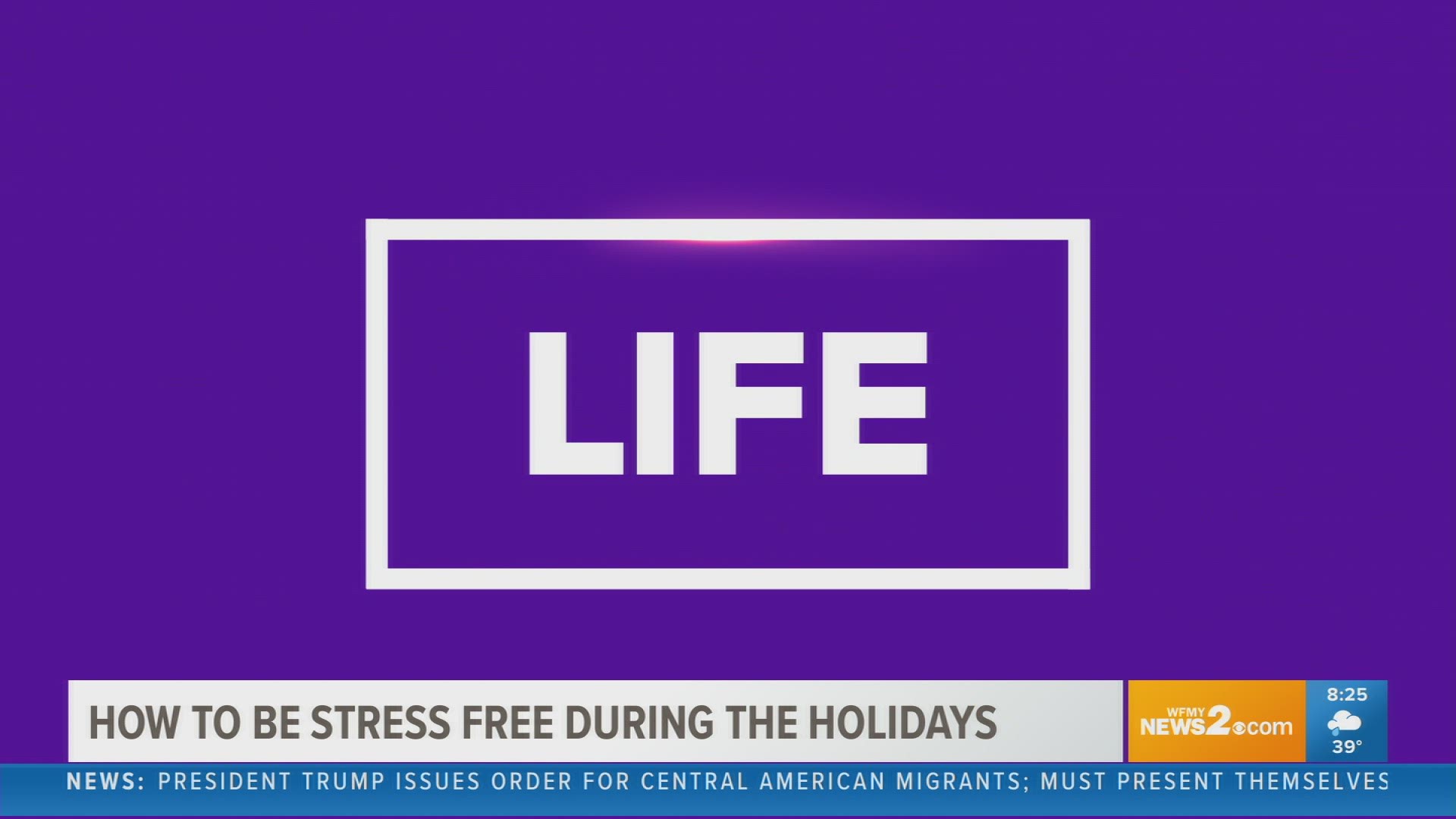: Local Therapist Jill White-Huffman has the answer for avoiding stress this holiday season.
