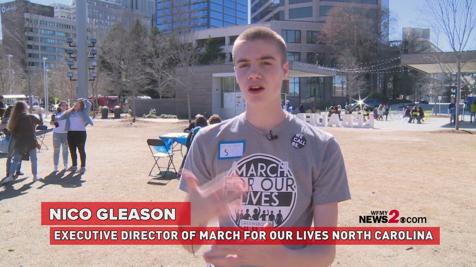 Nico Gleason Executive director of march for our lives North Carolina explains bill s.42