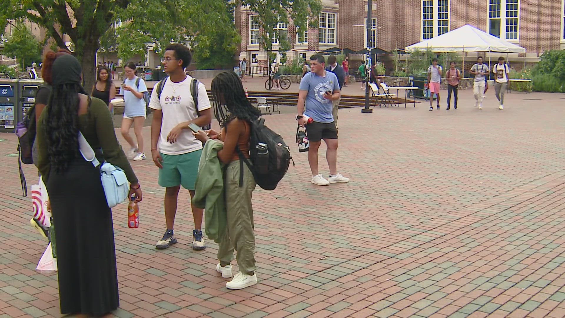 UNC students spent about 90 minutes on lockdown Wednesday. They spent several hours on lockdown after a deadly shooting August 28.