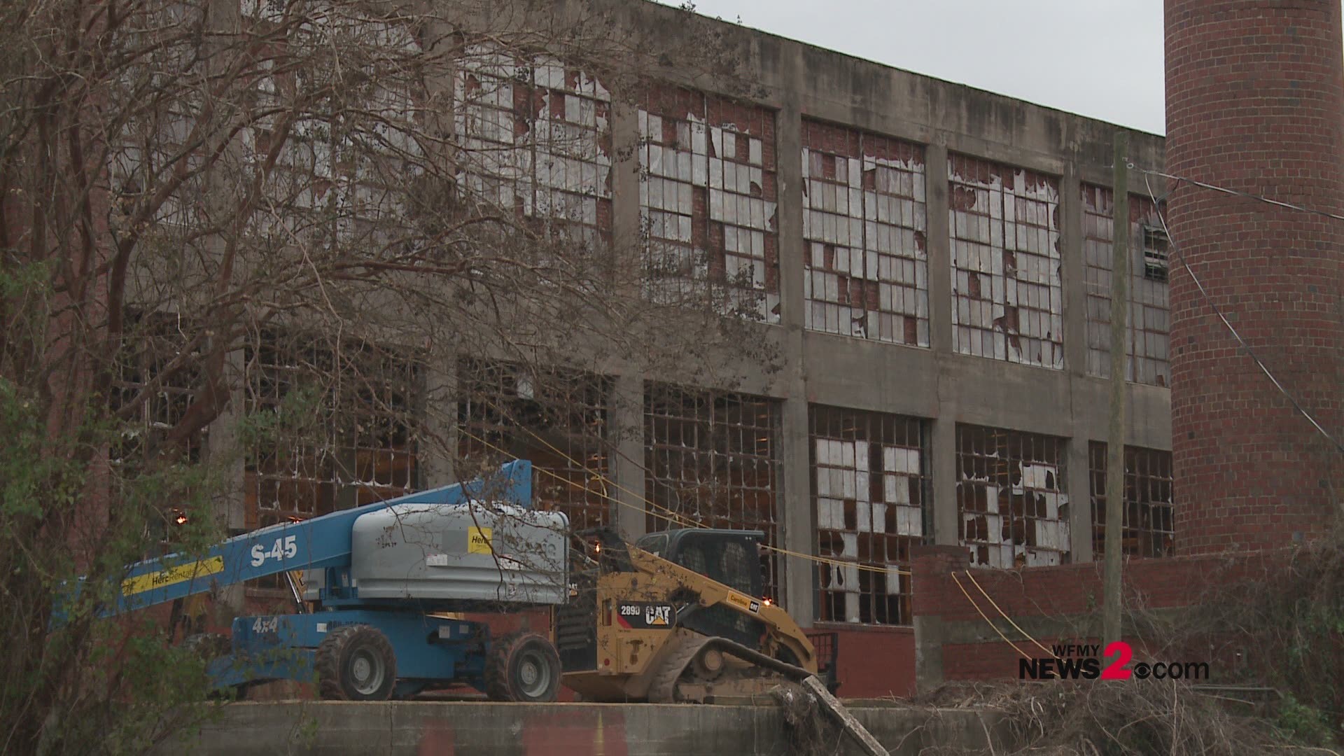 An old vacant mill near UNCG is being renovated to become apartments. This is one of many projects recently for the Triad.