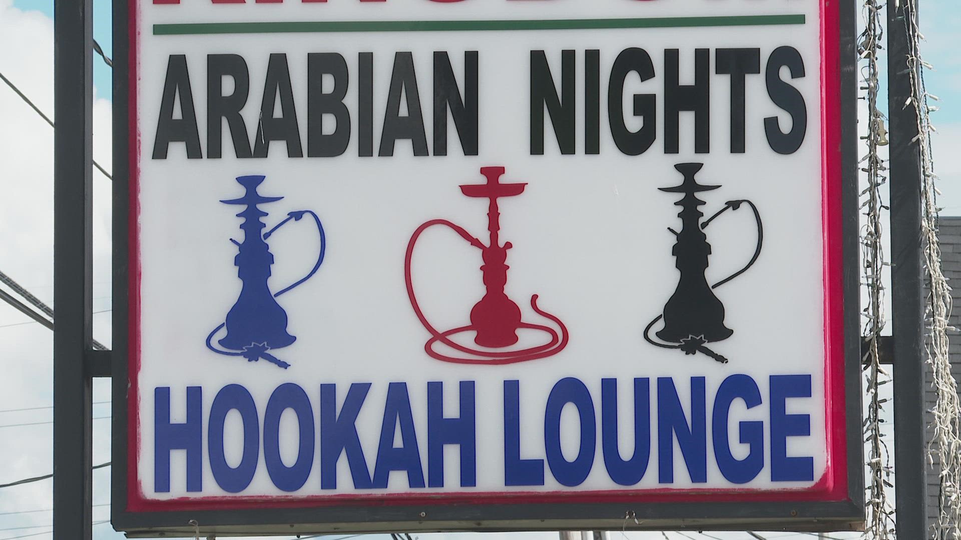 Two people were shot at a Greensboro Arabian Nights hookah lounge on Spring Garden Street.