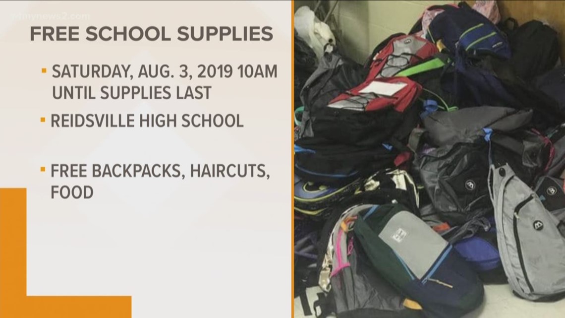 Backpack And School Supply Giveaway