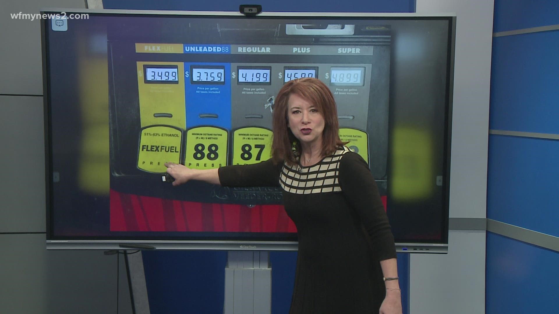 Cheaper gas could be at the fuel pump depending on the type of car you have.