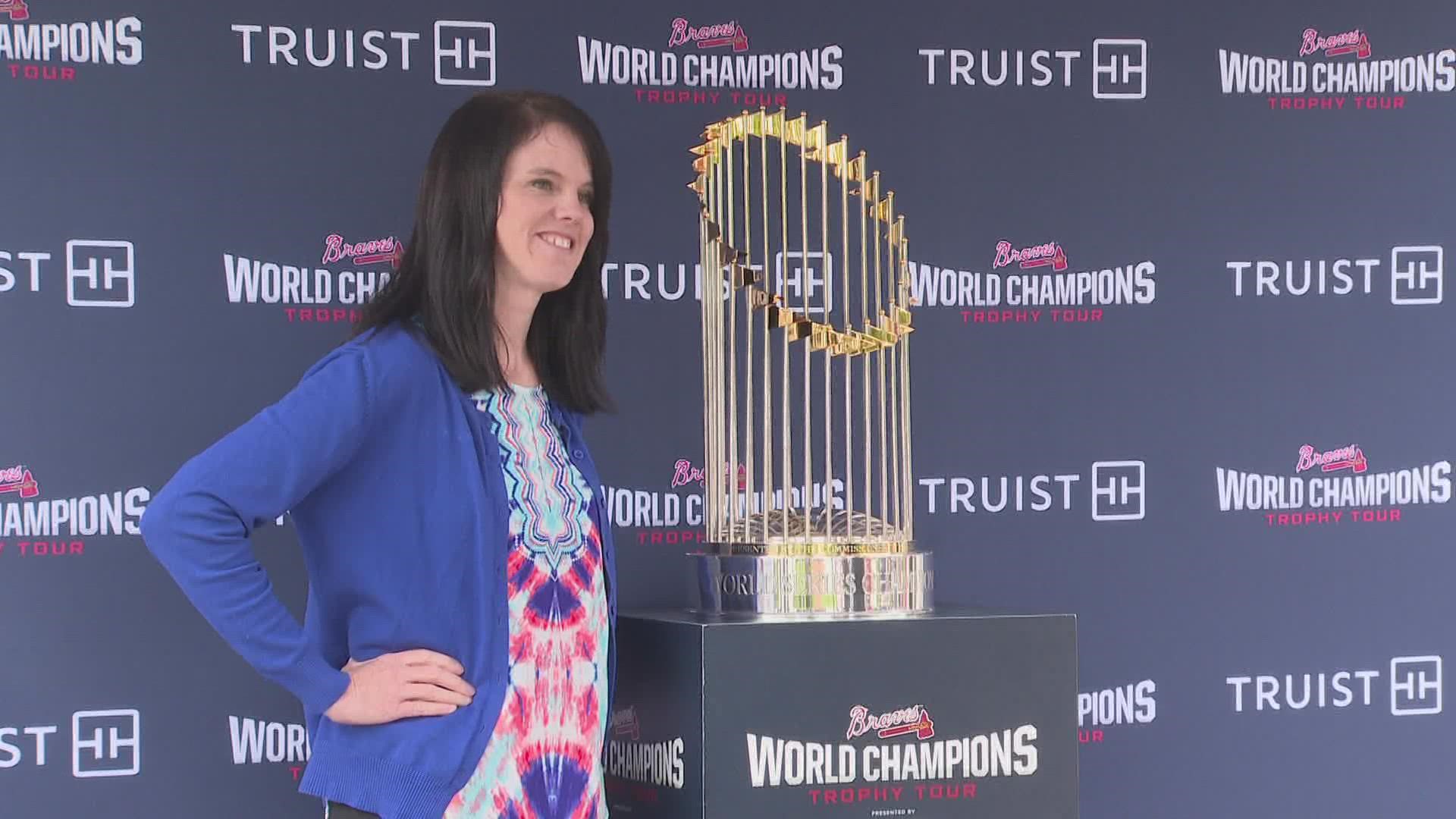Here's How Atlanta Braves Fans Can Take A Pic With The World Series Trophy