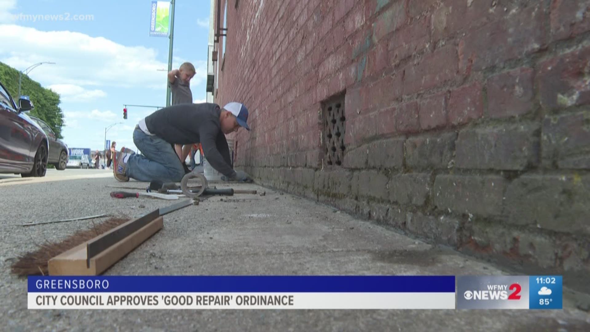 Owners of run-down buildings in Greensboro can now be fined if someone complains about it.