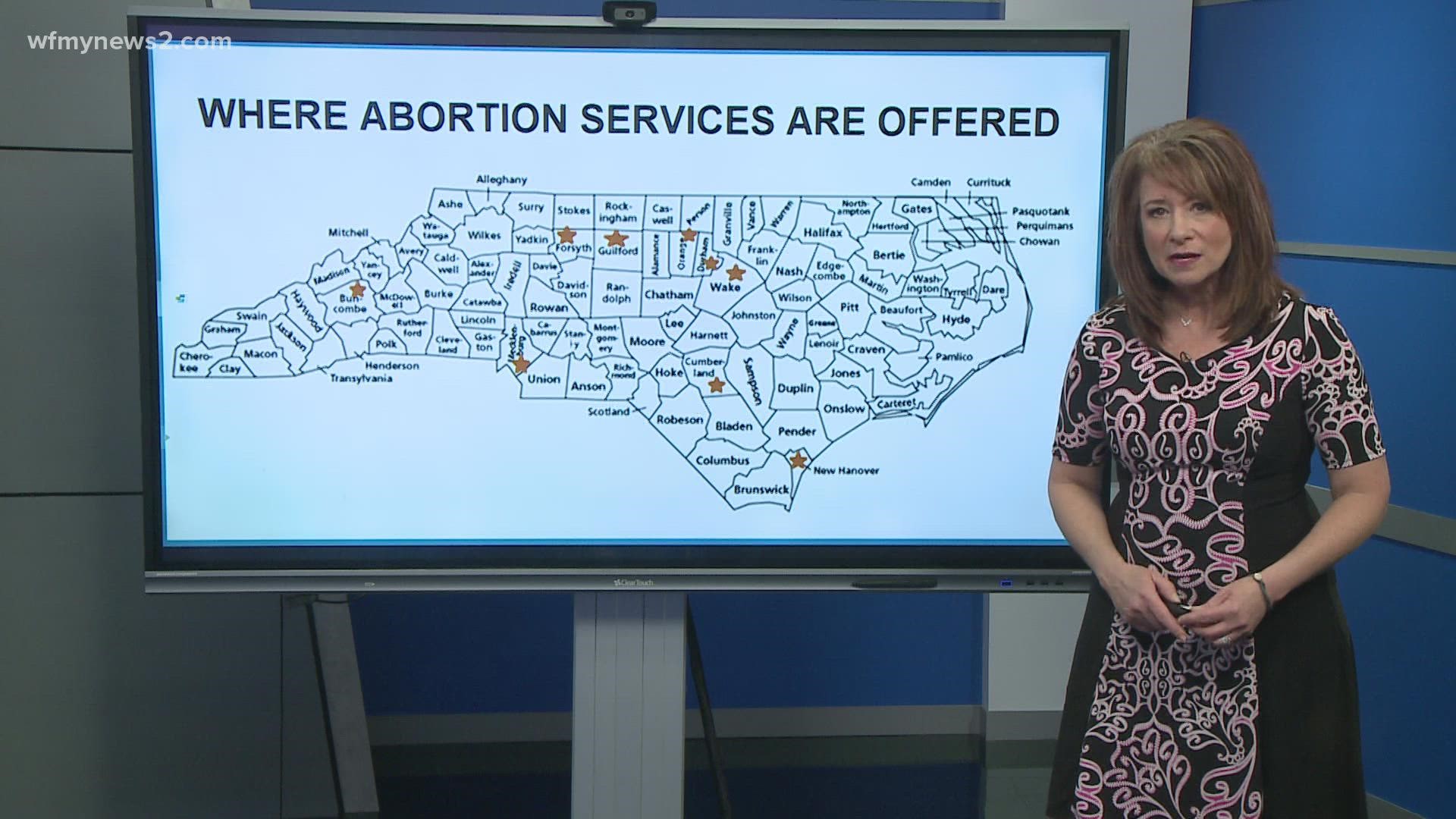 NC has 100 counties. Chances are, there isn't a clinic that offers abortion services in the one you live in.