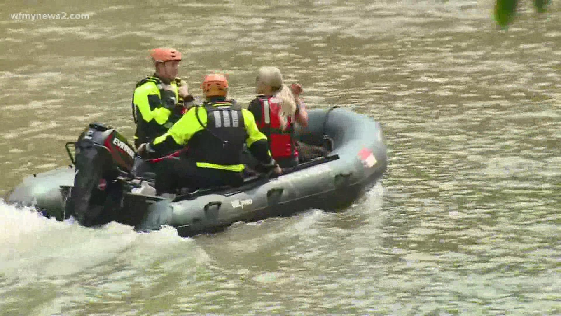 Teresa Villano was one of the nine family members tubing on the Dan River in Eden a week ago when the group went over a Duke Energy dam.