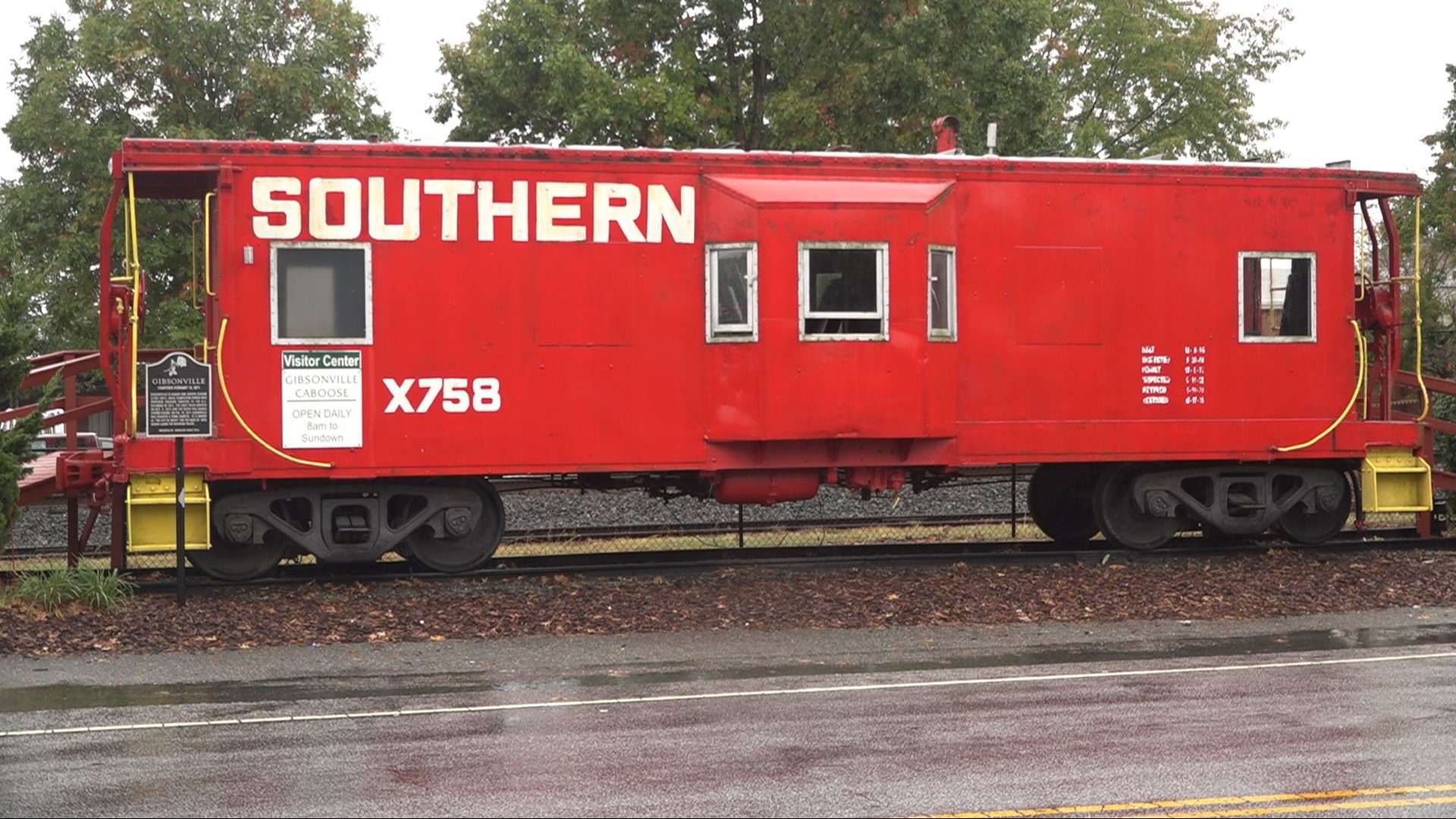 The Red Caboose in Gibsonville is the heart of the community.