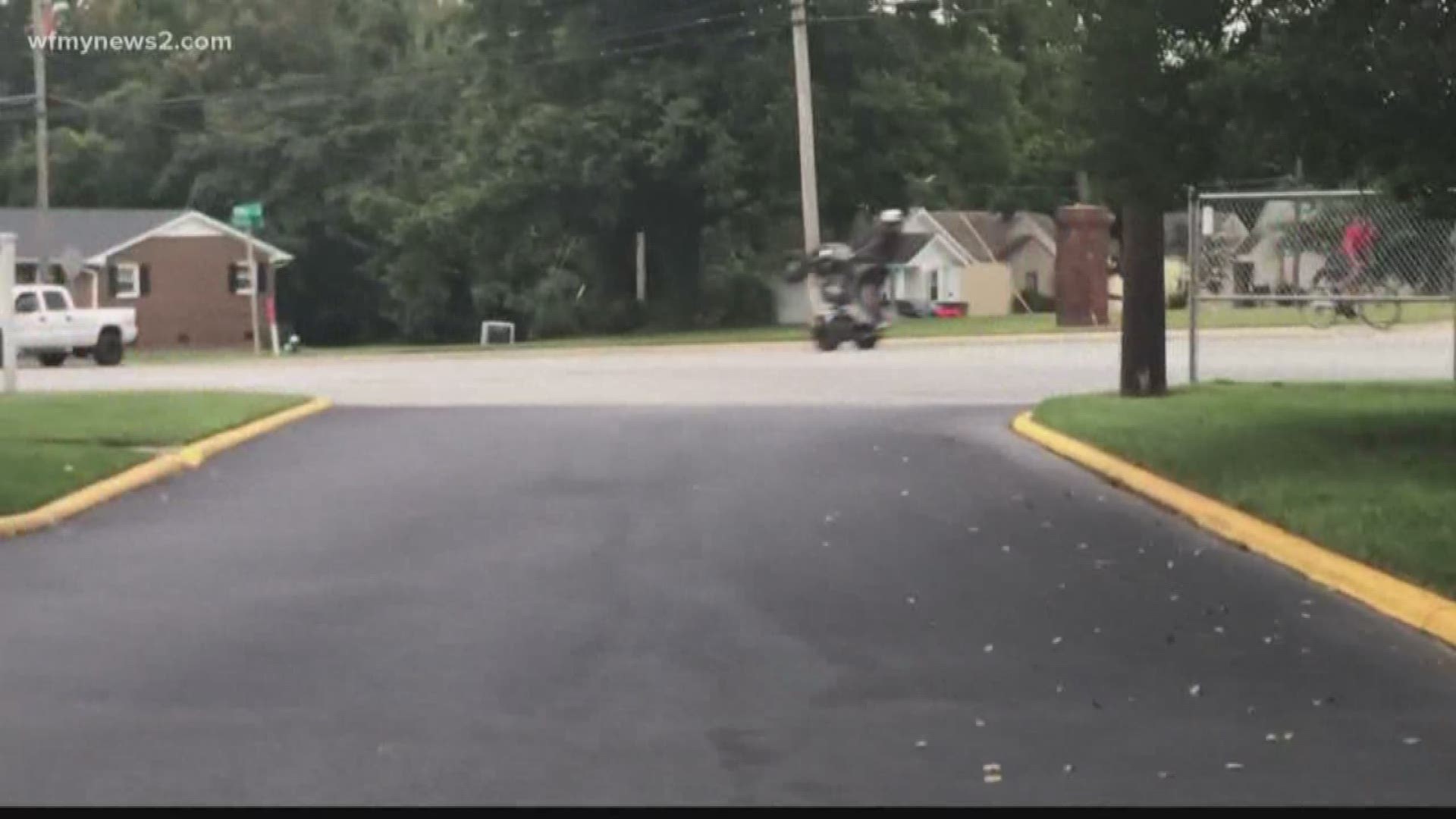 Greensboro Police say ATV's are not street legal. Scott Till says he constantly sees ATVs and dirt bikes driving recklessly where they shouldn't be.