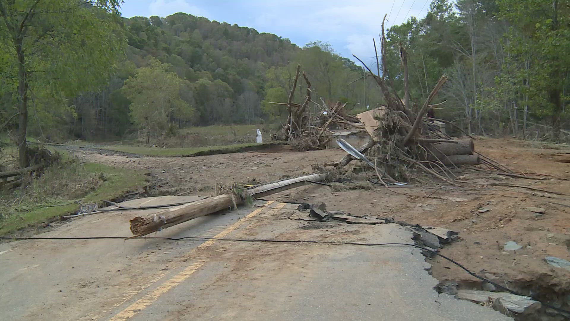 Some community members are still without power and have no access to water.