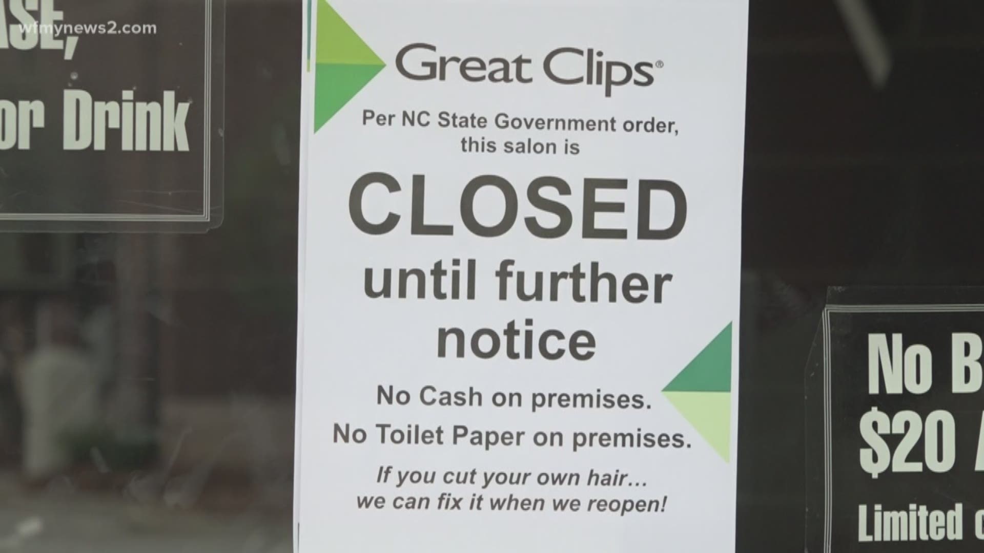 Impacted businesses have until 5pm Wednesday to close. The short window has left both clients and owners scrambling.