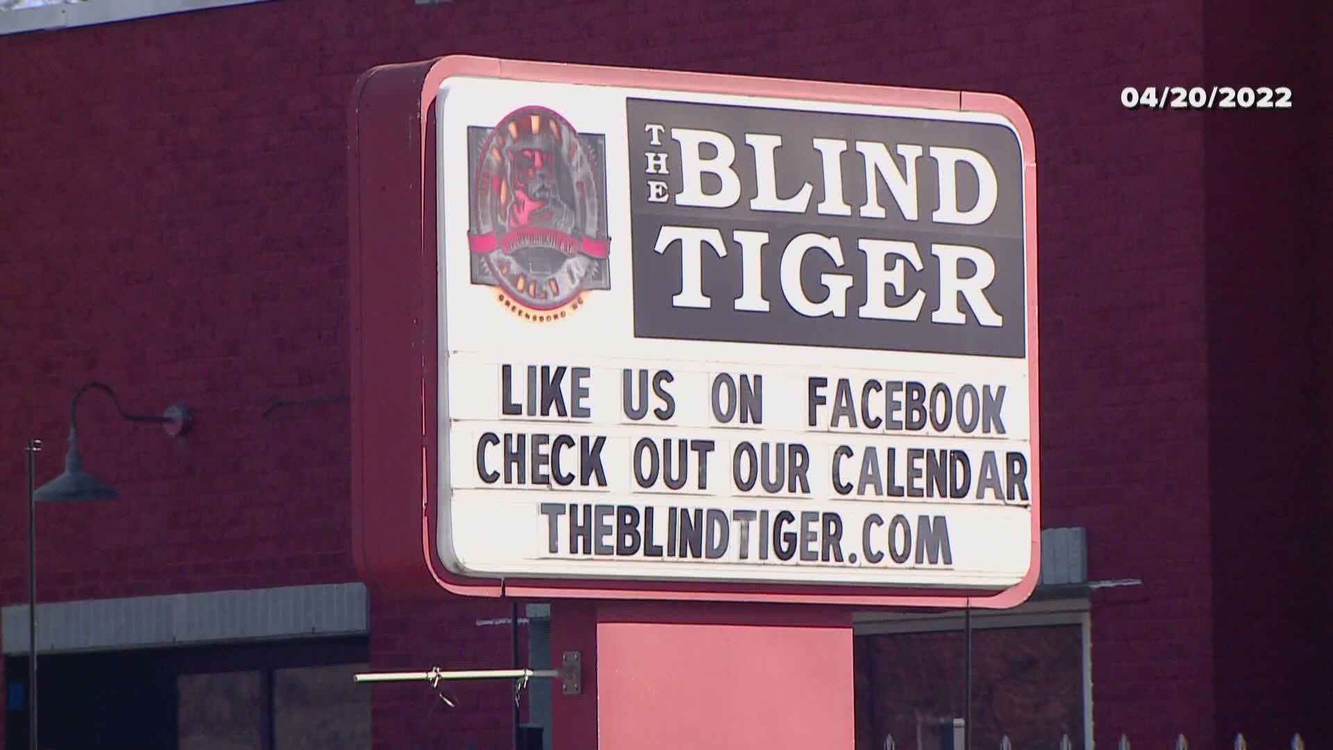 Another shooting happened outside The Blind Tiger in Greensboro. The city forced the nightclub to shut down temporarily in April after two shootings.