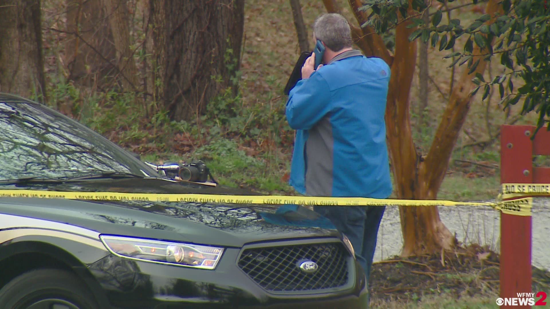 A body was found in the Guilford Hills neighborhood in Greensboro Monday morning.