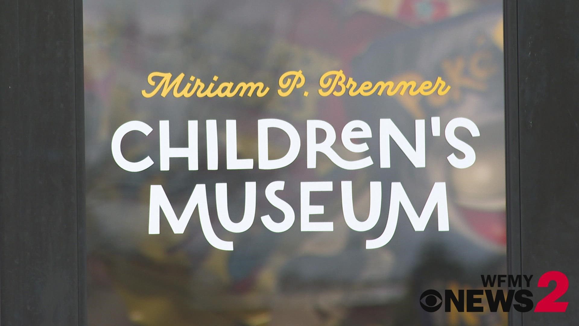 The Miriam P. Brenner Children's Museum, formerly known as the Greensboro Children's Museum is now back open after major renovations.