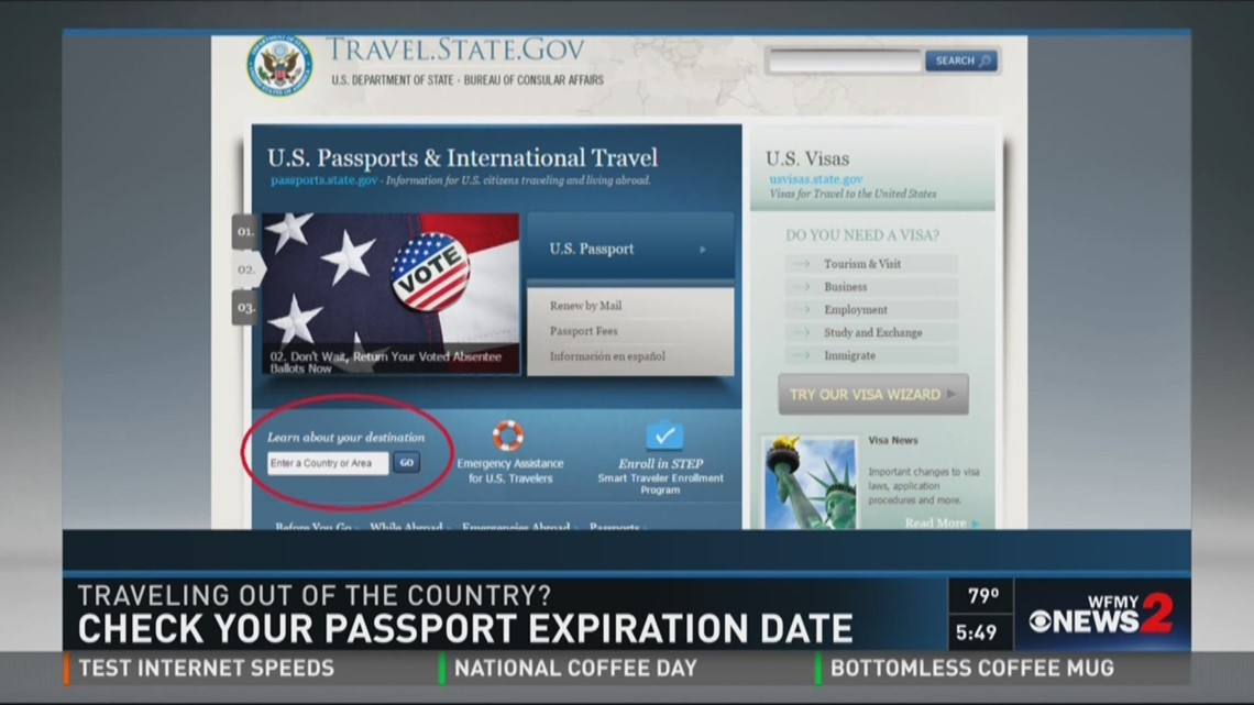 Check Your Passport Expiration Date