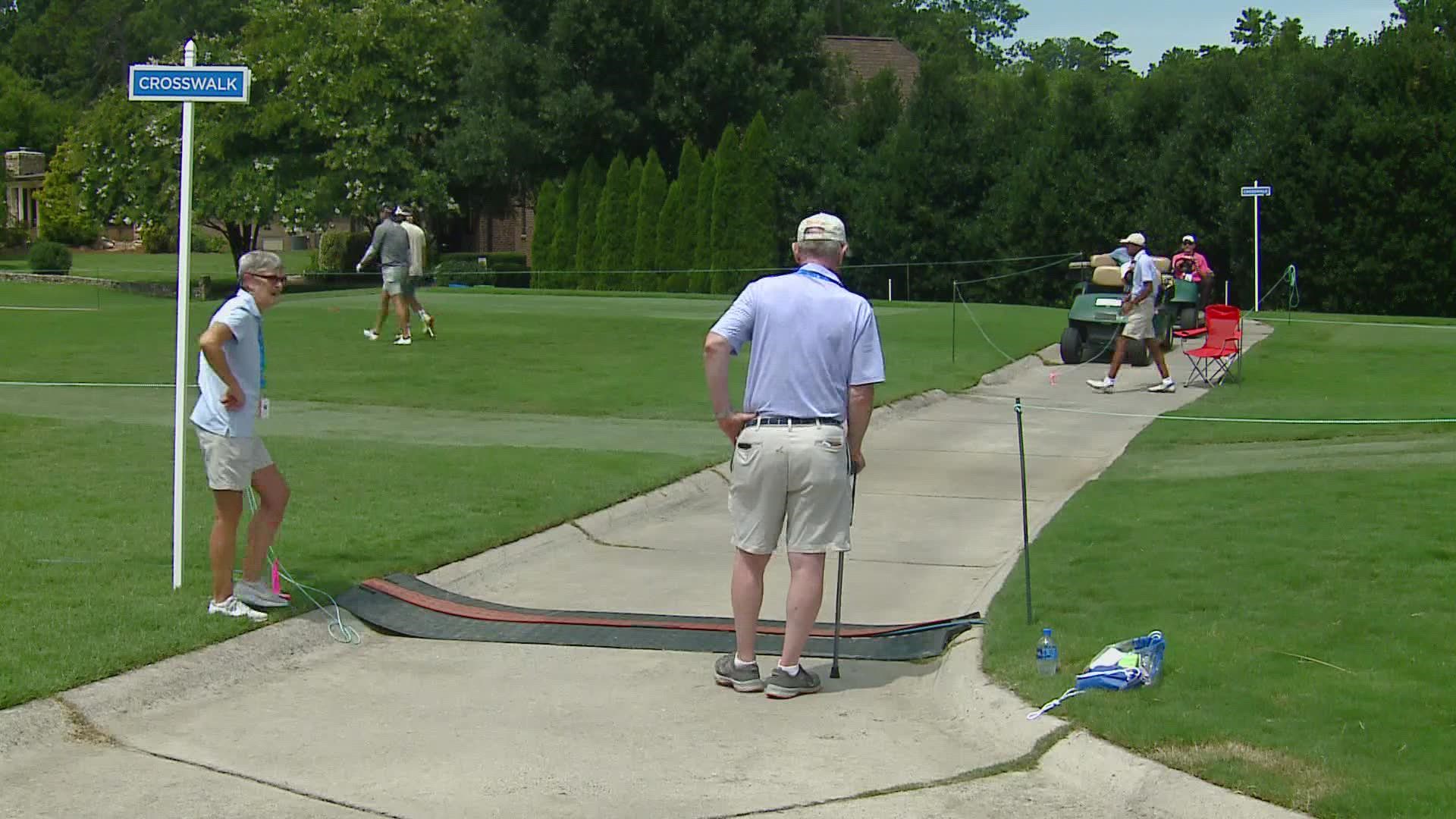 More than 2,000 volunteers were helping put on the big golf tournament at Sedgefield Country Club.
