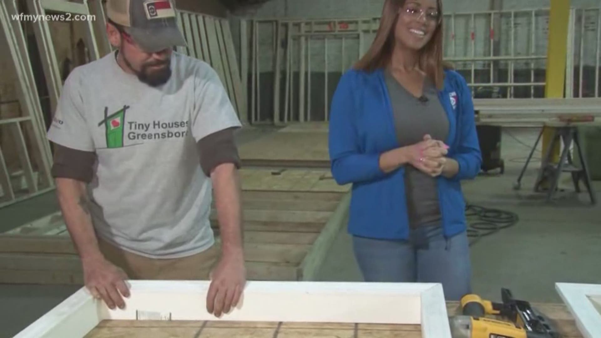 Tiny House Community Development is training individuals who are homeless in learning construction skills.