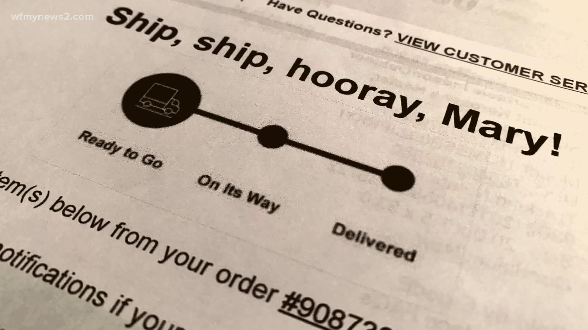 She had it delivered to her house, but it didn't arrive. When the company wouldn't give her a refund, 2 Wants to Know stepped in.