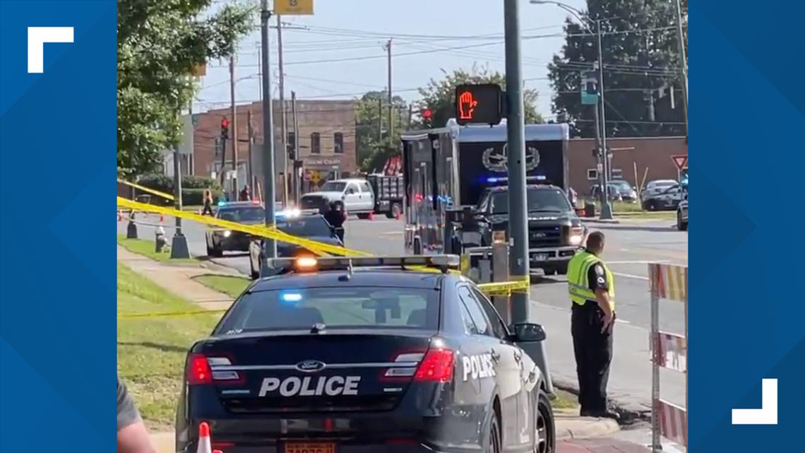 Shooting Outside Greensboro Police Station | Wfmynews2.com