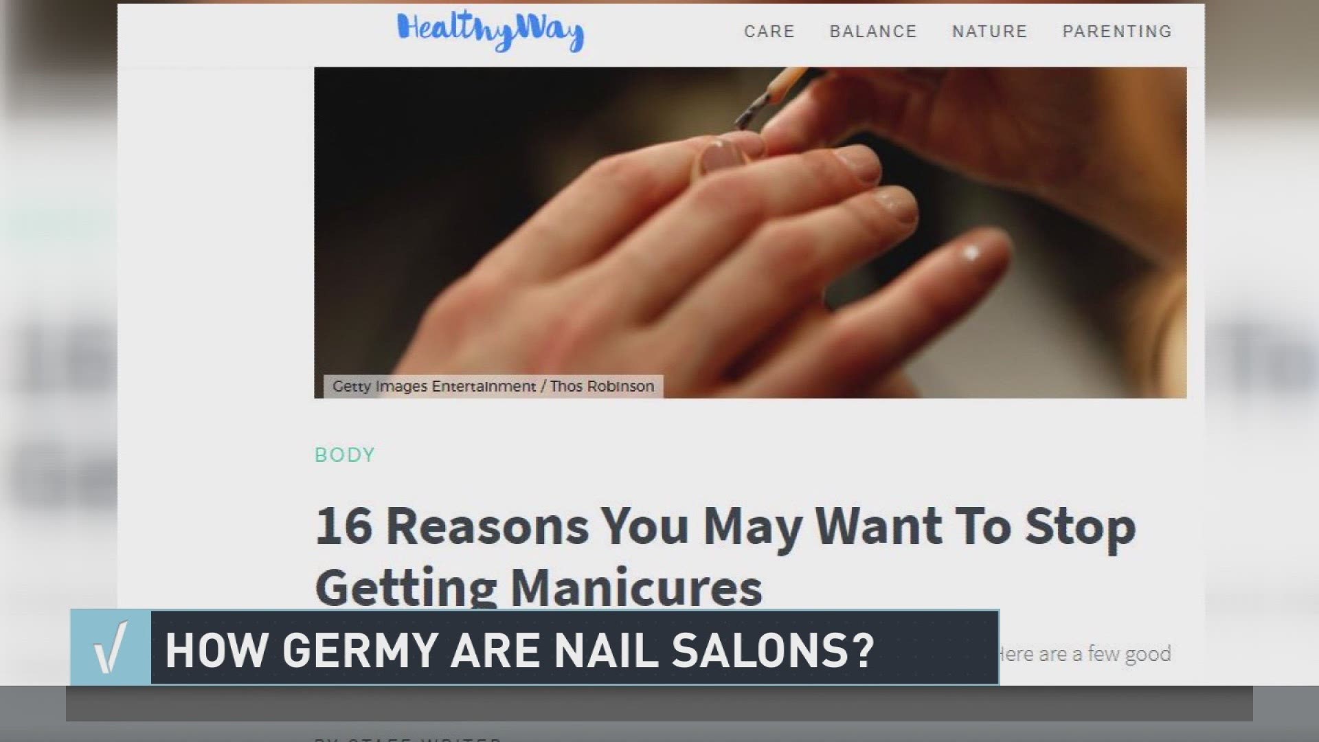 Verify: How Germy Are Nail Salons? Pt. 2