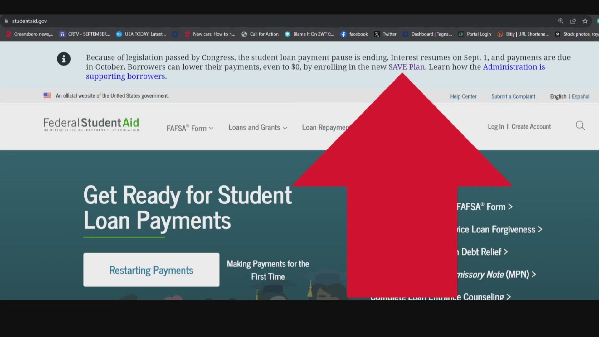 Borrowers can find out how much you owe on studentaid.gov