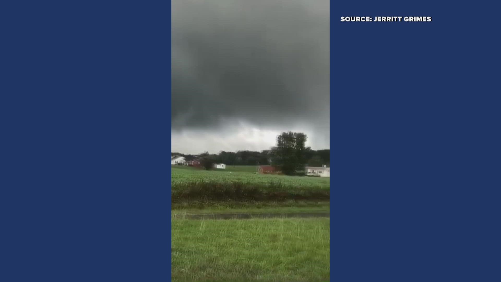 A tornado formed in Wilkes Co. as Tropical Storm Fred moved through North Carolina.