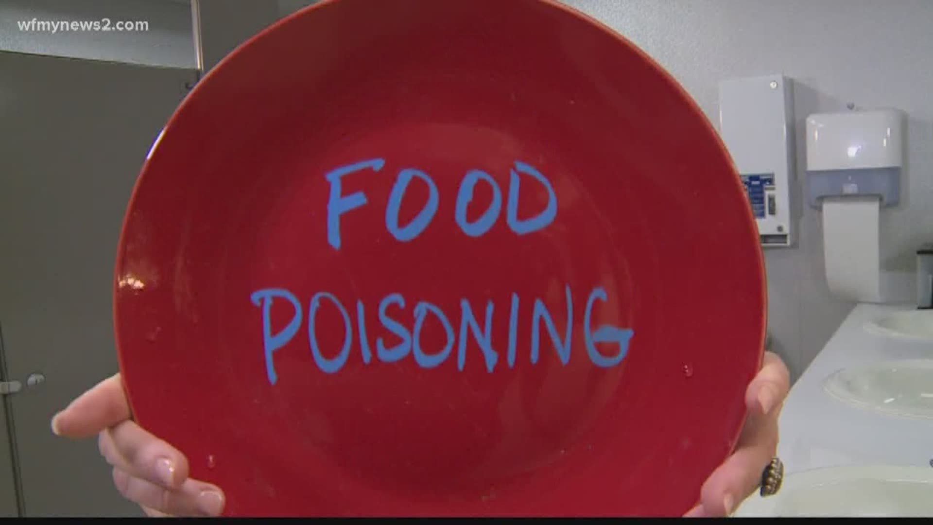 Normally you think of food poisoning  being one person, but you can actually catch it.